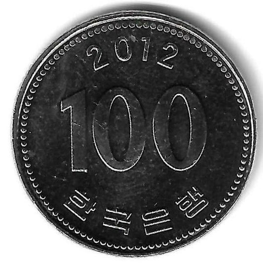 Coreia Sul - 100 Won 2012 (Km# 35)