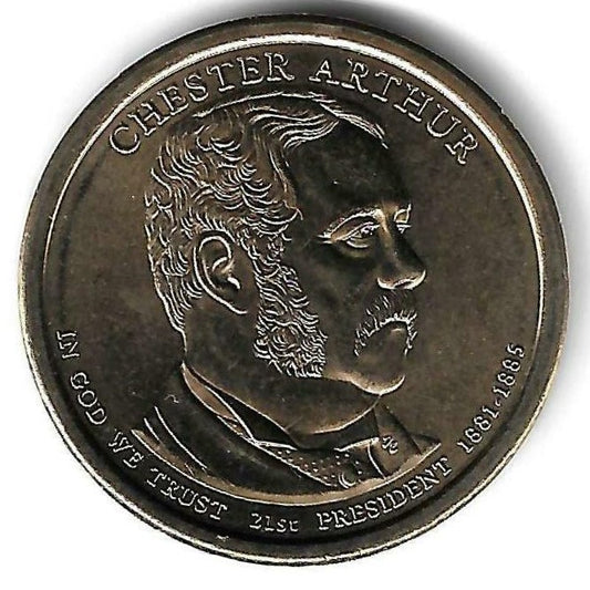 USA - 1 Dolar 2012 (Km# 524) Chester Arthur