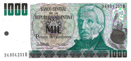 Argentina - 1000 Pesos 1984 (# 317b)