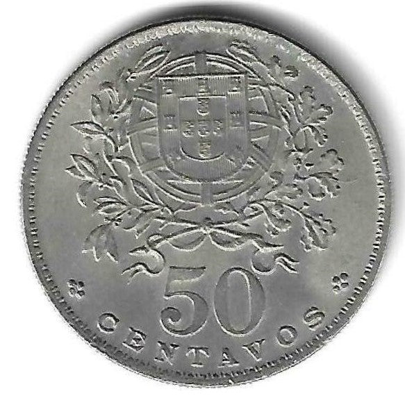 Portugal - 50 Centavos 1964 (Km# 577)