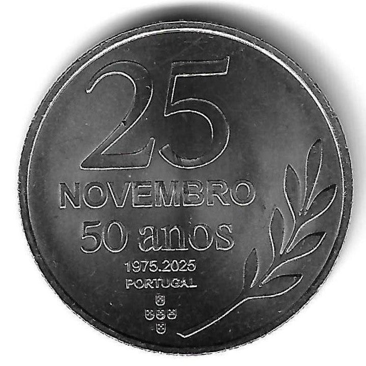 Portugal - 2,50 Euro 2026 (Km# ..) 50 Anos 25 Novembro