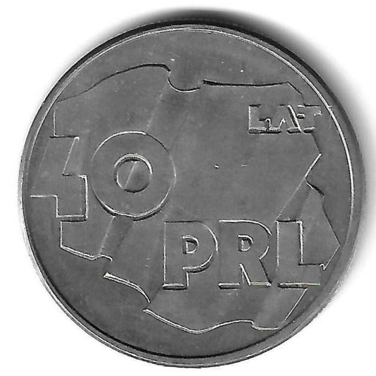 Polonia - 100 Zlotych 1984 (Km# 151) 40º Anivº Rep. Popular Polonia
