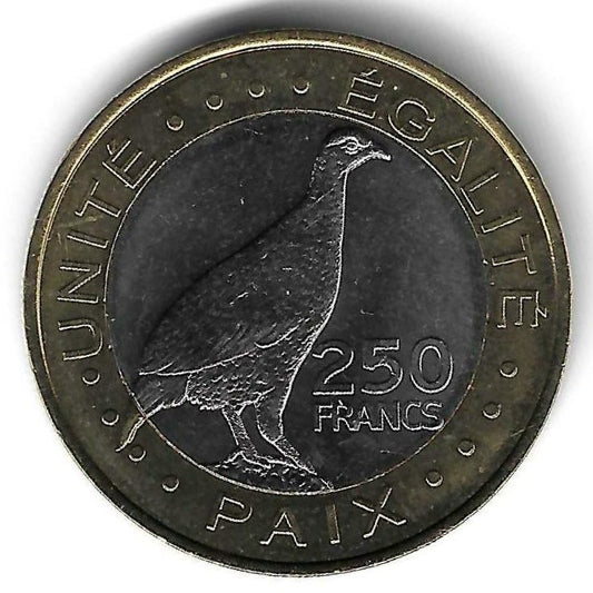 Djibouty - 250 Francos 2012 (Km# 42)