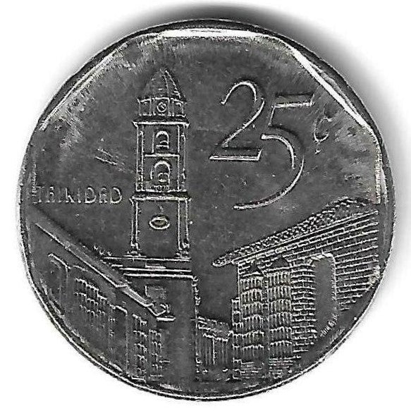 Cuba - 25 Centavos 2000 (Km# 577)