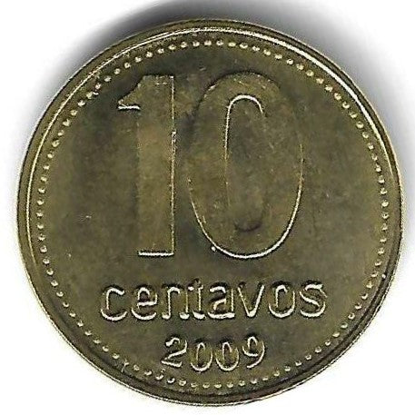 Argentina - 10 Centavos 2009 (Km# 107a)