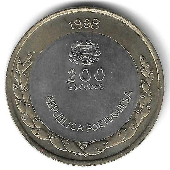 Portugal - 200$00 1998 (Km# 706) Expo98