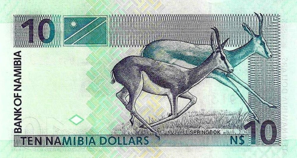 Namibia - 10 Dolares 2001 (# 4c)
