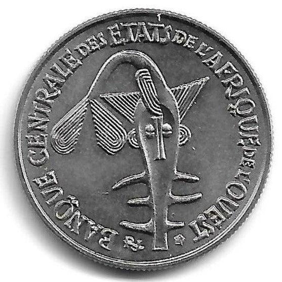 West African States - 50 Francos 1972 (Km# 6)