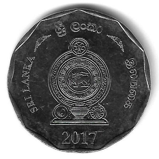 Sri Lanka - 10 Rupias 2017 (Km# 221)