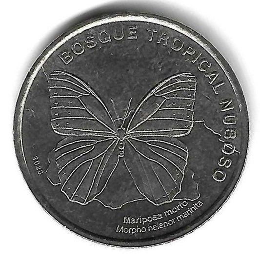 Costa Rica - 50 Colones 2023 (Km# ..) Menelaus Azul