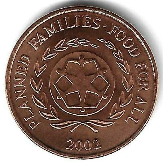 Tonga - 2 Seniti 2002 (Km# 67a)