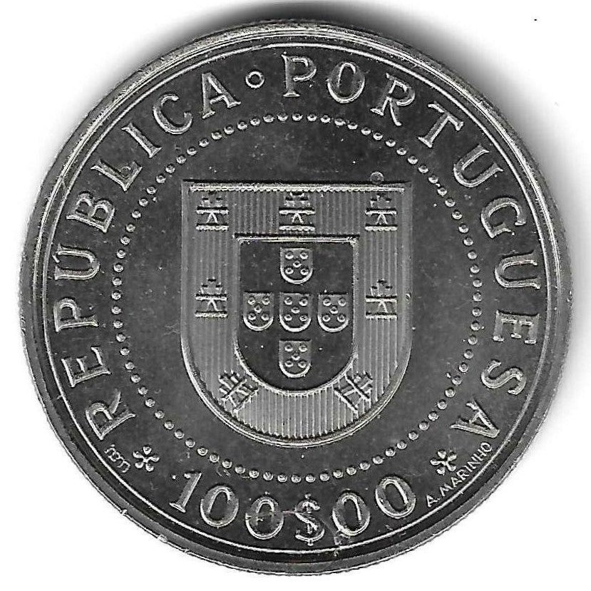 Portugal - 100$00 1990 (Km#651) Restauraçao