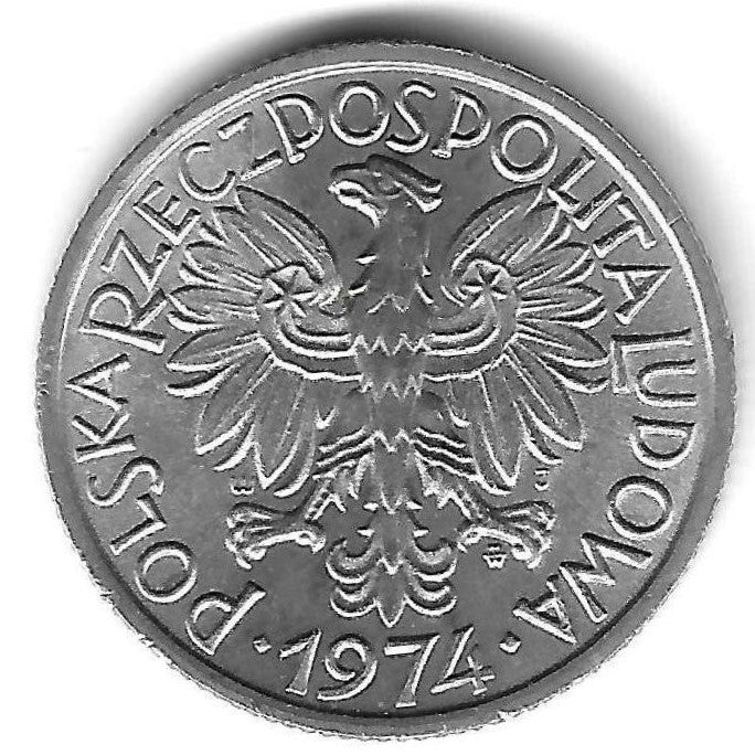 Polonia - 2 Zlotys 1974 (Km# 46)