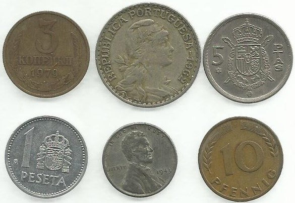 Moeda estrangeira - Vàrias