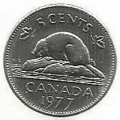 Canada - 5 Centimos 1977  (Km# 60)