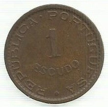 Angola - 1$00 1974 (Km# 76)