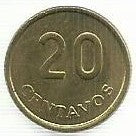 Peru - 20 Centavos 1975 (Km# 264)