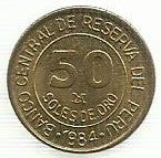 Peru - 50 Soles Oro 1984 (Km# 297)
