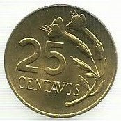 Peru - 25 Centavos 1972 (Km# 246)