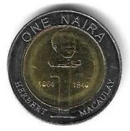 Nigéria - 1 Naira 2006 (Km# 18)