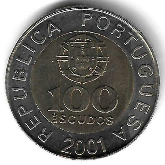 Portugal - 100$00 2001 (Km# 645.1)
