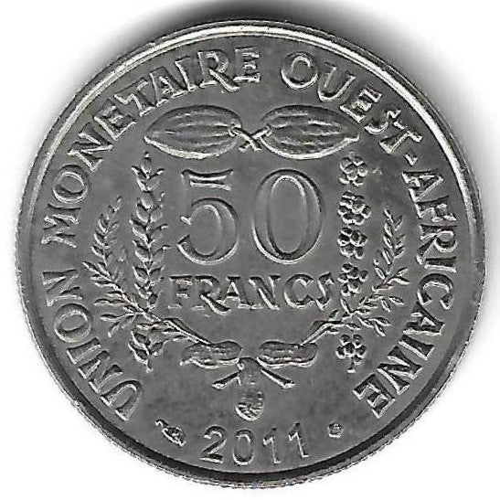 West African States - 50 Francos 2011 (Km# 6)