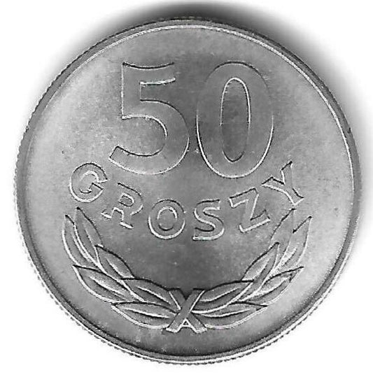 Polónia - 50 Groszy 1975 (Km# 48.1)