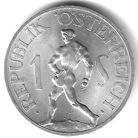 Austria - 1 Schilling 1952 (Km# 2871)