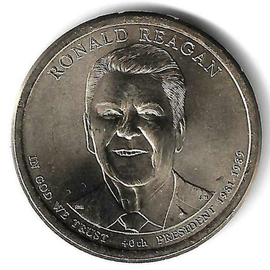 USA - 1 Dolar 2016 (Km# 621) Ronald Reagan