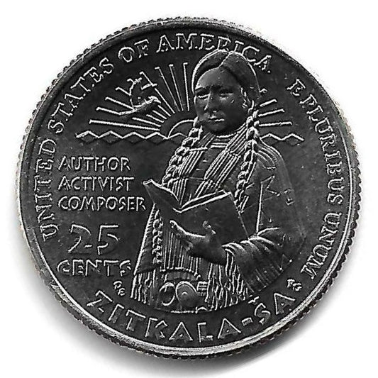 USA - 25 Cents 2024 (Km# 792) Zitkala
