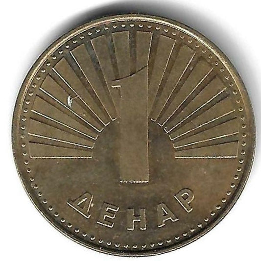 Macedónia - 1 Denar 1993 (Km# 2)