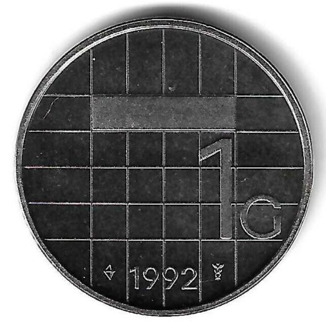 Holanda - 1 Gulden 1992 (Km# 205)