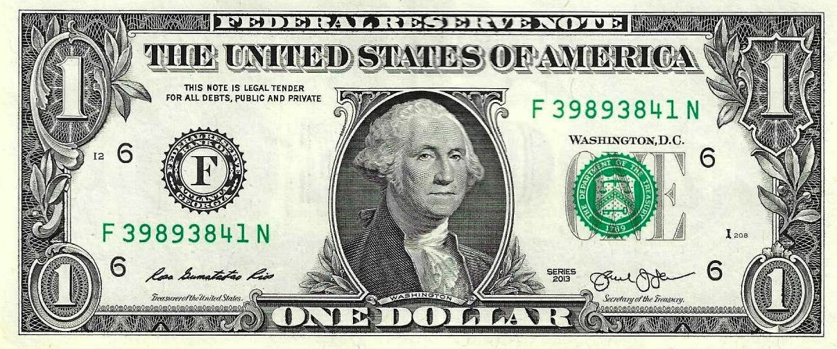 USA - 1 Dolar 2013 (# 537f) Atlanta