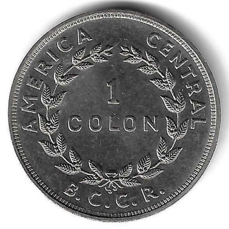 Costa Rica - 1 Colon 1978 (Km# 186.2)