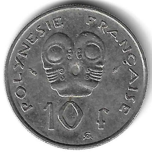 Polinesia Francesa - 10 Francos 1979 (Km# 8)