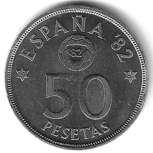 Espanha - 50 Pesetas 1981 (Km# 819) Espanha 82