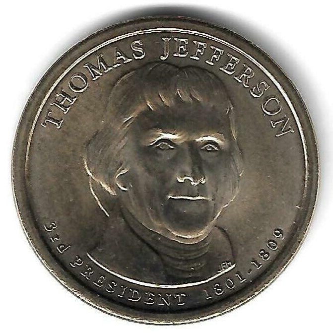 USA - 1 Dolar 2007 (Km# 403) Thomas Jefferson