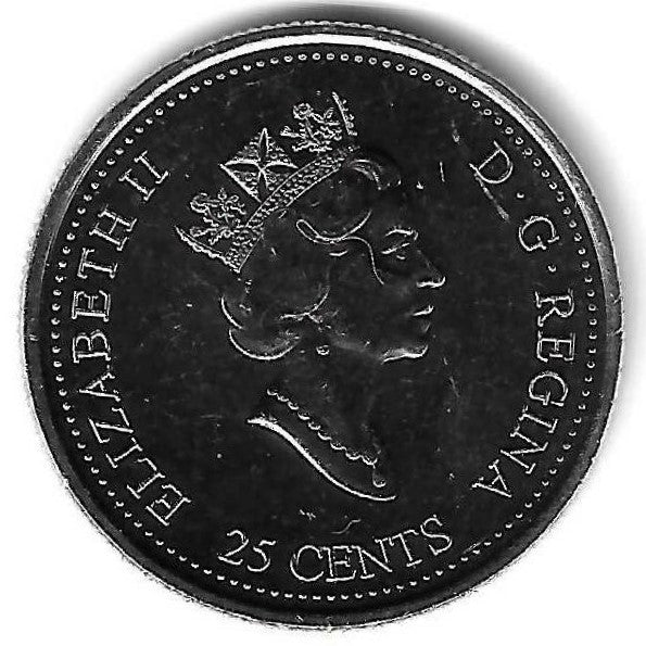 Canada - 25 Centimos 1999 (Km# 350) Setembro