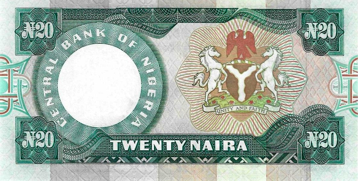 Nigeria - 20 Naira 2006 (# 26K)