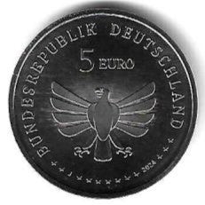 Alemanha - 5 Euro 2024 (Km# ..) Zangão pedra