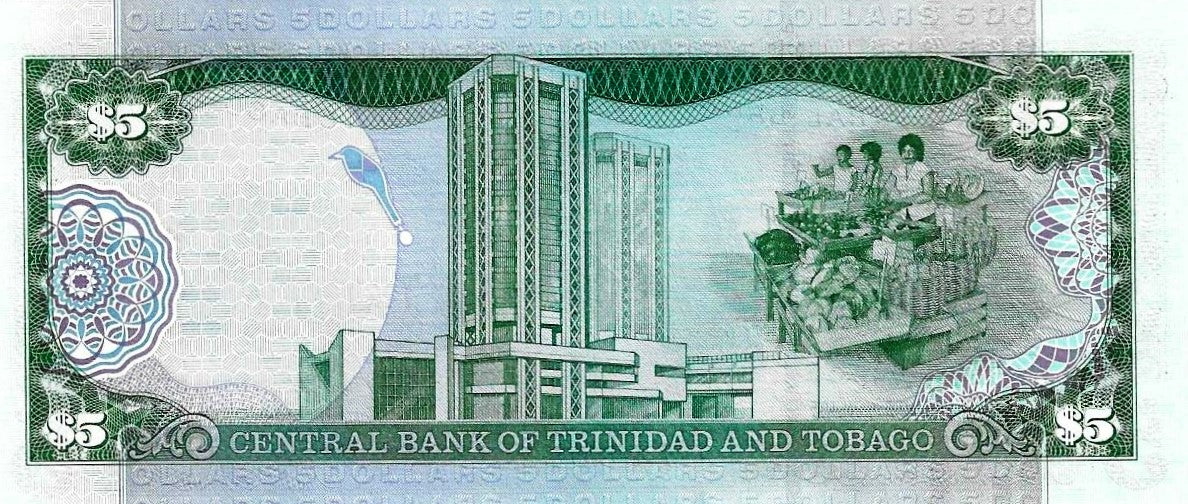 Trinidade Tobago - 5 Dolares 2002 (# 42b)