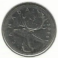 Canada - 25 Centimos 2006 (Km# 493)