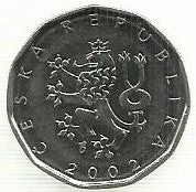 República Checa - 2 Koruny 2002 (Km# 9)