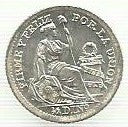 Peru - 1/2 Dinheiro 1916 (Km# 206.2)
