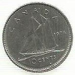 Canada - 10 Centimos 1974 (Km# 77.1)