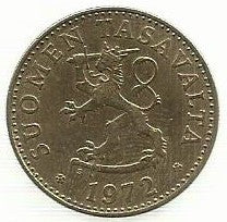 Finlandia - 50 Pennia 1972 (Km# 48)