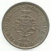 Angola - 2$50 1969 (Km# 77)