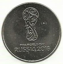 Russia - 25 Rublos 2018 (Km# 1833) Fifa 2018