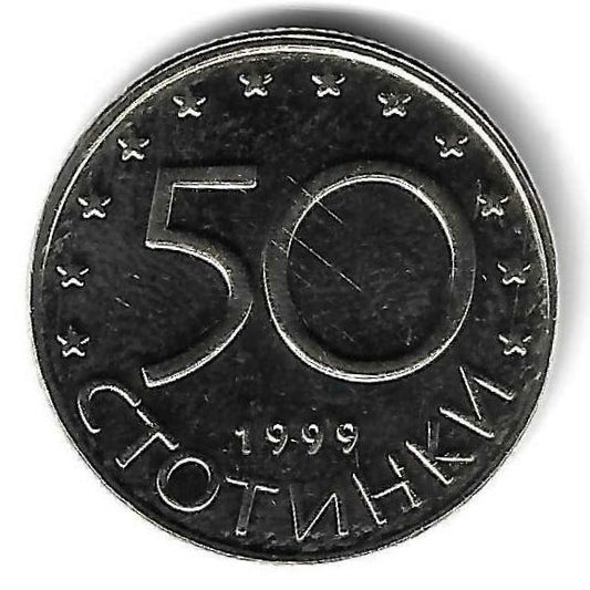 Bulgaria - 50 Stotinki 1999 (Km# 242)