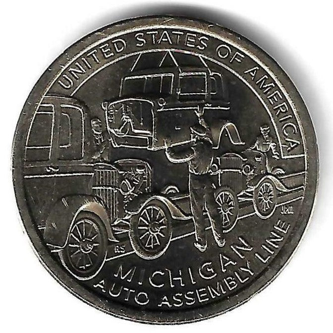 USA - 1 Dolar 2025 (Km# ..) Michigan